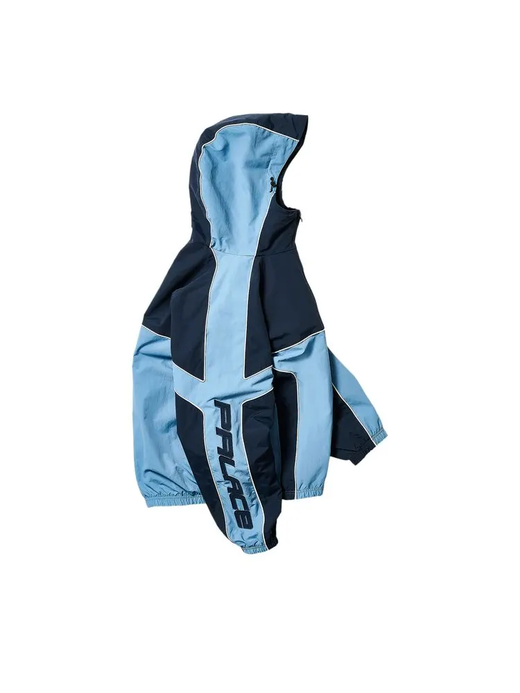 Куртка Palace Piped Hooded Shell Jacket 'Blue' — изображение 3 из 4, синий