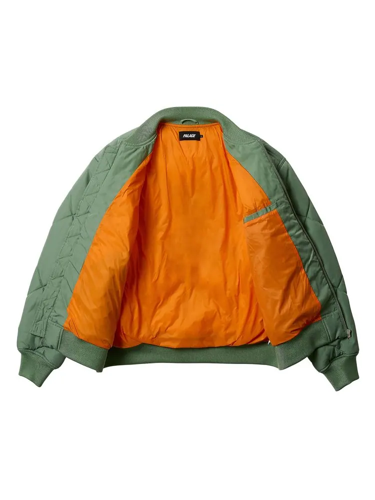 Куртка Palace Fairy Bomber Jacket 'Olive' — изображение 2 из 3, оливковый
