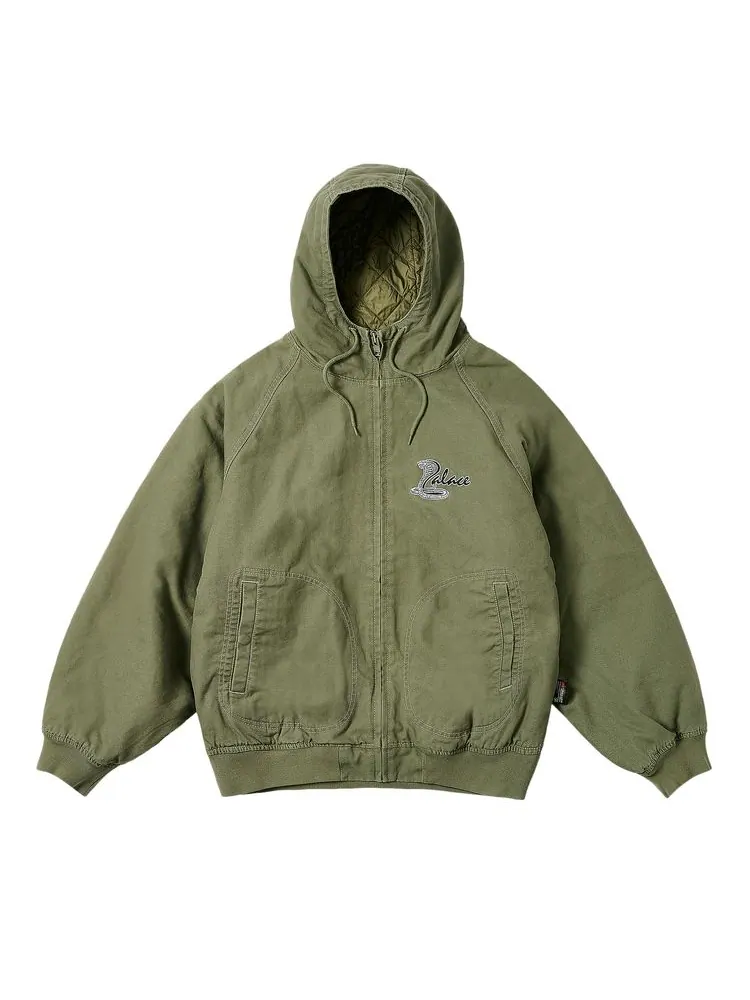 Куртка Palace Canvas Cobra Jacket 'The Deep Green' — изображение 1 из 2, глубокий зеленый