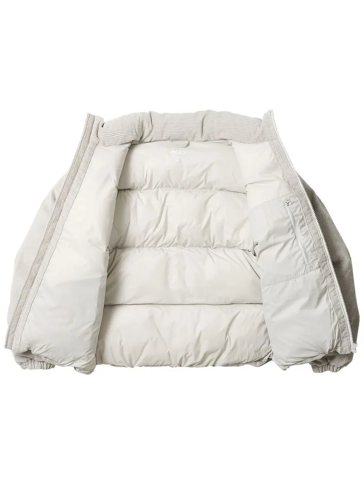 Куртка Palace Corduroy Puffa Jacket 'Stone' — изображение 2 из 3, серый