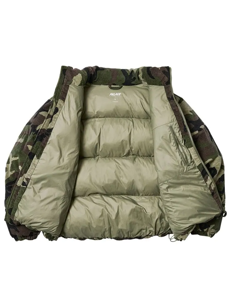 Куртка Palace Corduroy Puffa Jacket 'Camo' — изображение 2 из 3, камуфляж