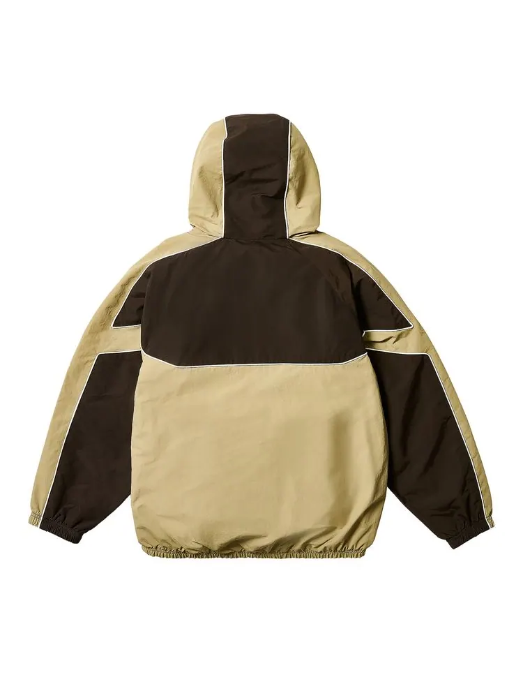 Куртка Palace Piped Hooded Shell Jacket 'Brown' — изображение 4 из 4, коричневый