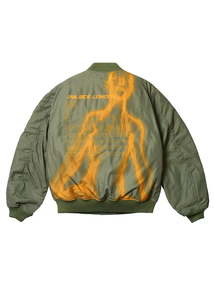 Куртка Palace Chakra Rave Jacket 'The Deep Green' — изображение 4 из 4, глубокий зеленый