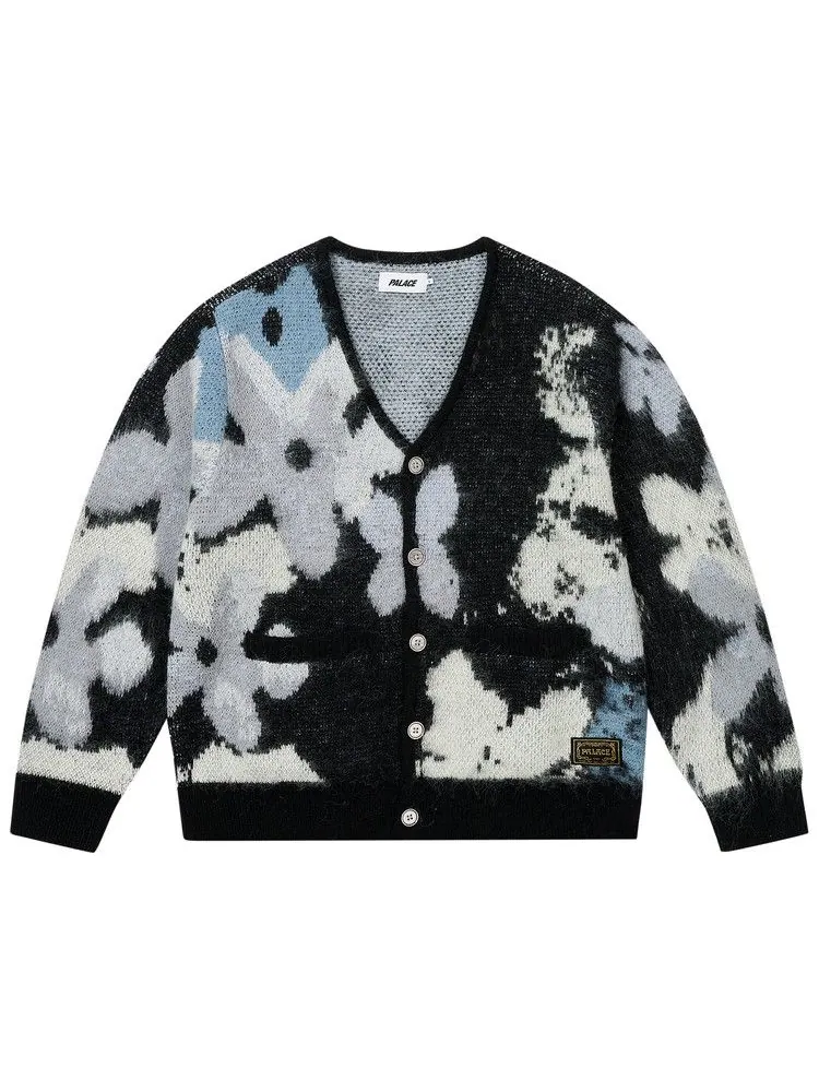 Топ Palace Hairy Flower Knit — изображение 1 из 2, темный