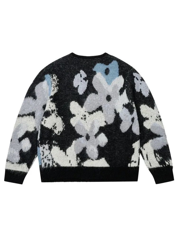 Топ Palace Hairy Flower Knit — изображение 2 из 2, темный