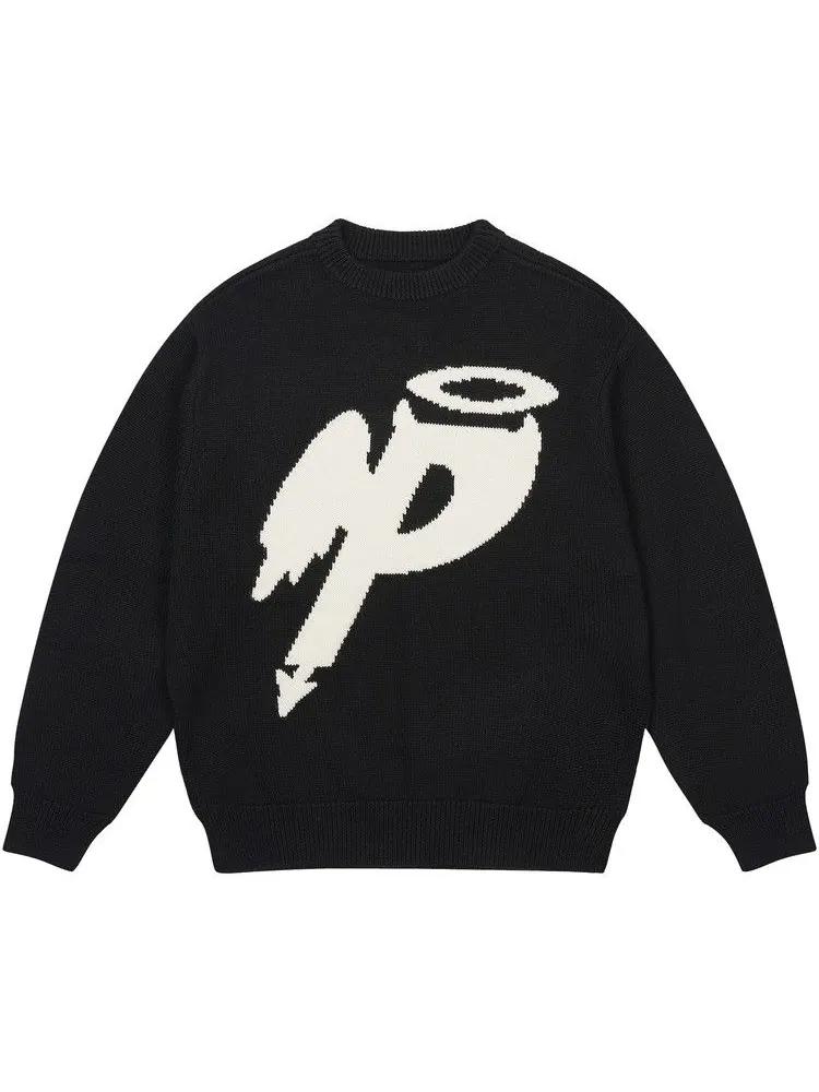 Топ Palace P Wing Knit — изображение 1 из 2, черный
