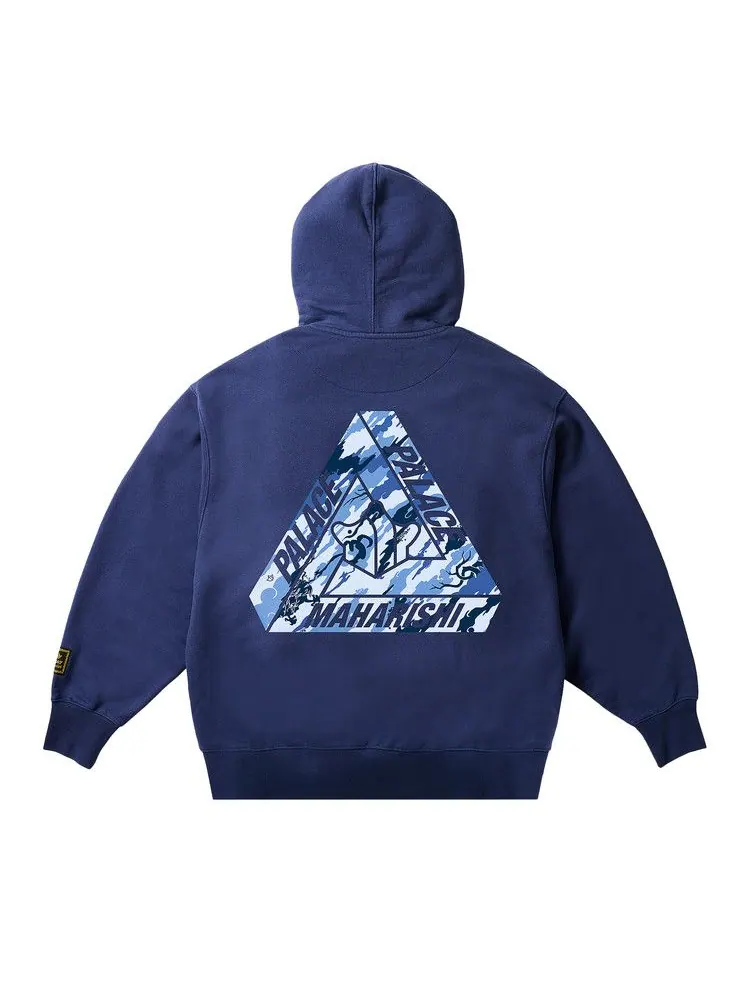 Толстовка Palace x Maharishi Tri-Bonsai DPM Hood — изображение 2 из 2, синий