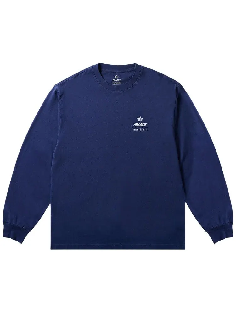Лонгслив Palace x Maharishi Shaolin Tag Long-Sleeve — изображение 1 из 2, синий