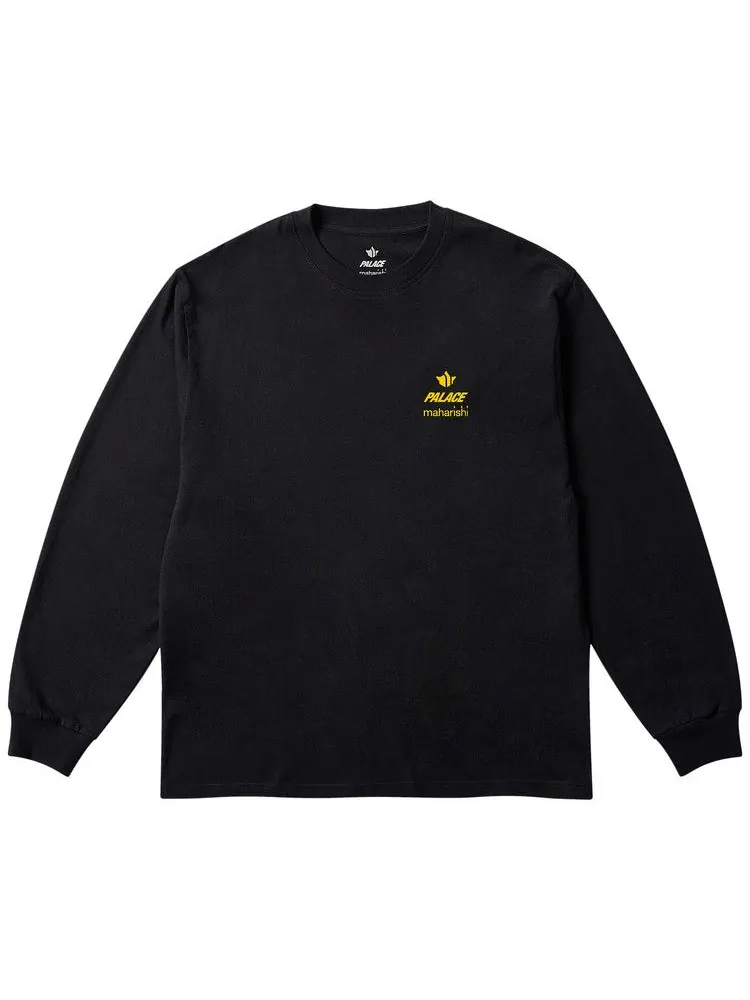 Лонгслив Palace x Maharishi Shaolin Tag Long-Sleeve — изображение 1 из 2, черный