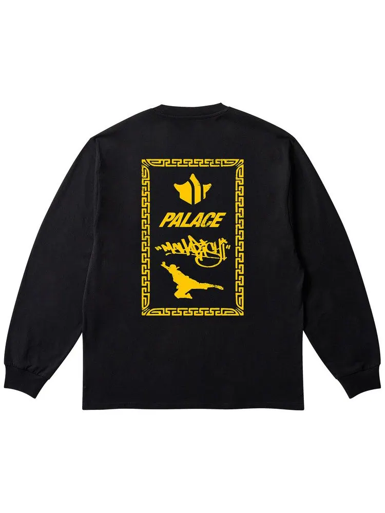 Лонгслив Palace x Maharishi Shaolin Tag Long-Sleeve — изображение 2 из 2, черный
