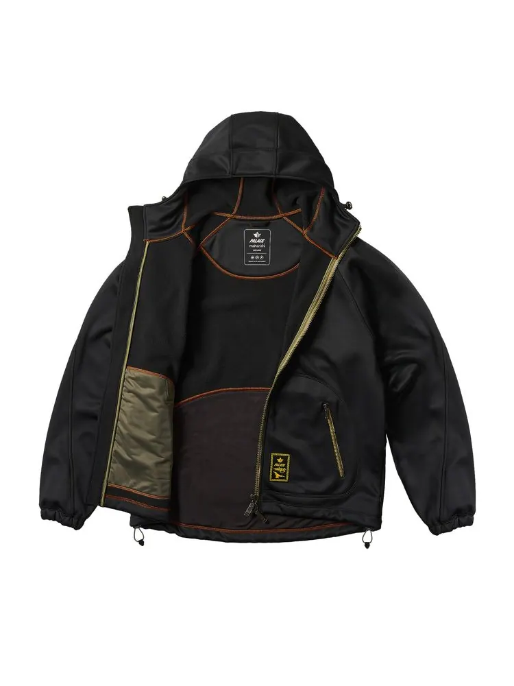 Куртка Palace x Maharishi Ninja Soft Shell Jacket 'Black' — изображение 2 из 5, черный