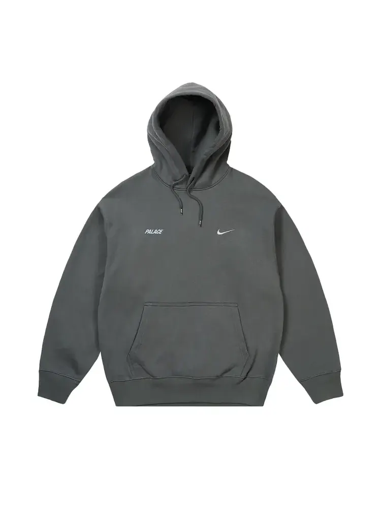Толстовка Palace x Nike Font Swoosh — изображение 1 из 2, серый