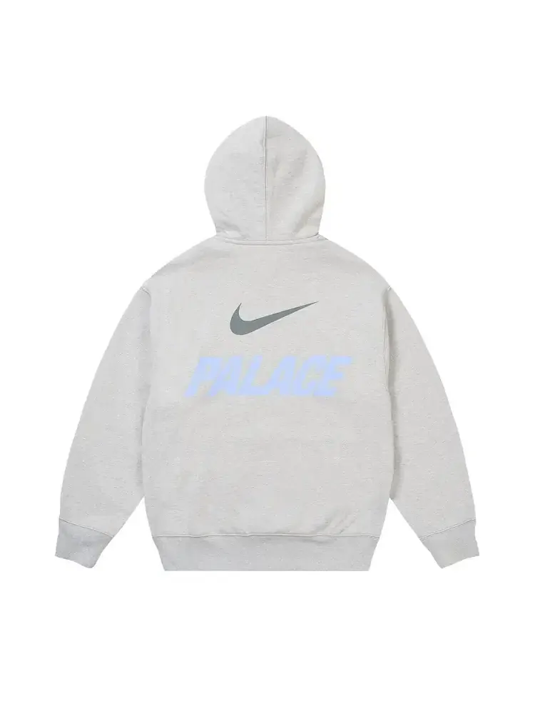 Толстовка Palace x Nike Font Swoosh Hood — изображение 2 из 2, серый