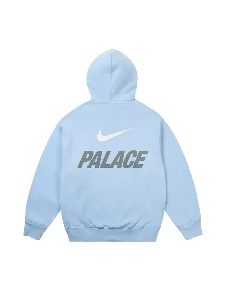 Толстовка Palace x Nike Font Swoosh — изображение 2 из 2, синий