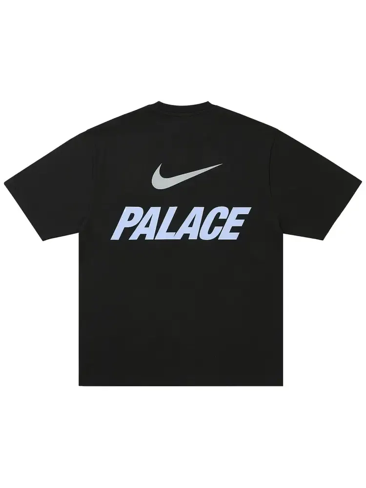 Футболка Palace x Nike Font Swoosh — изображение 2 из 2, черный