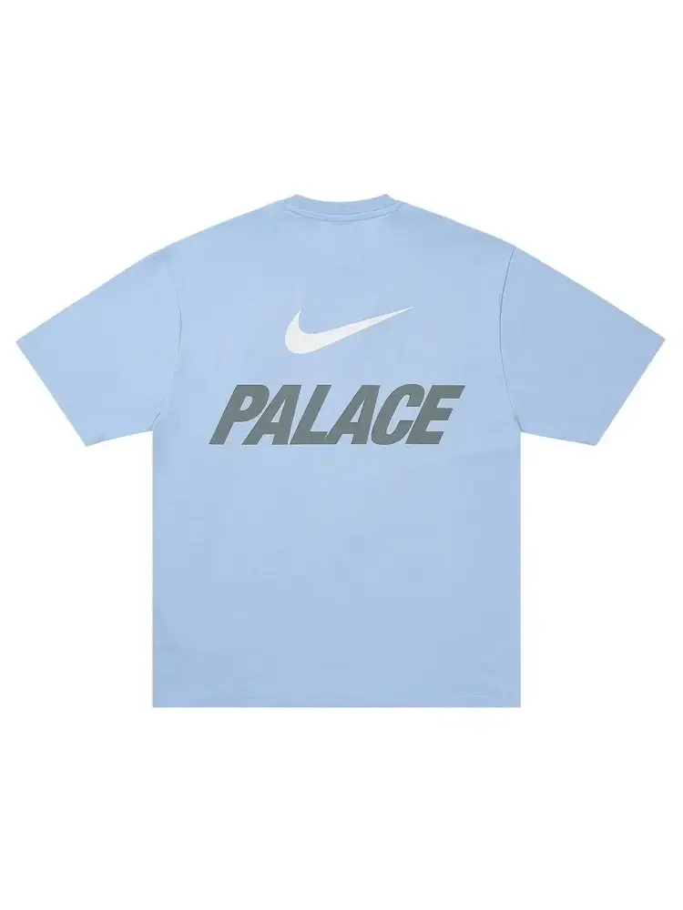 Футболка Palace x Nike Font Swoosh — изображение 2 из 2, синий