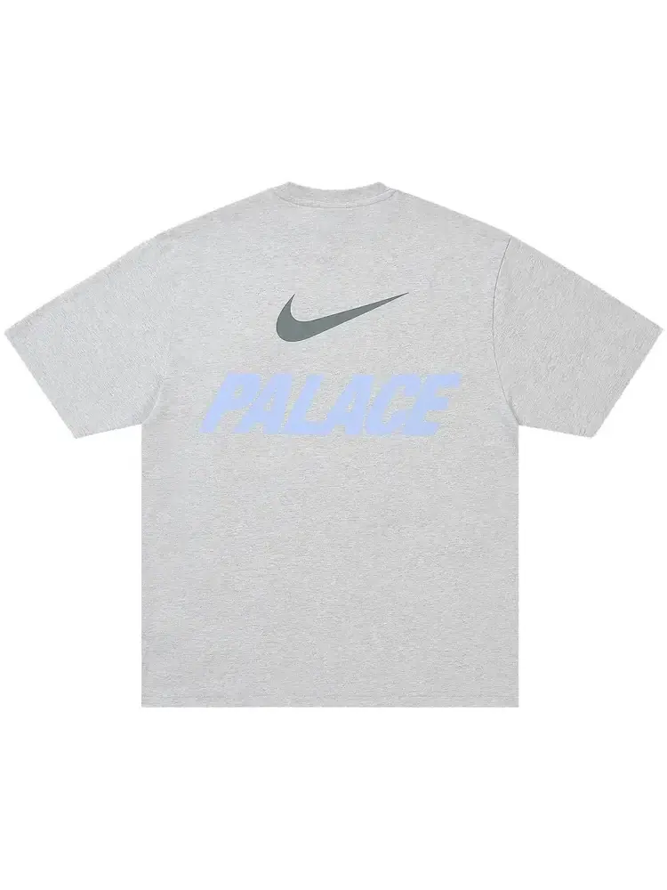 Футболка Palace x Nike Font Swoosh — изображение 2 из 2, серый