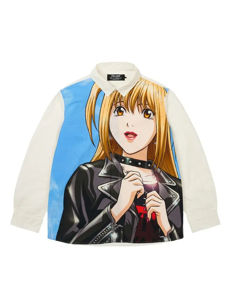 Рубашка Palace x Death Note Shirt — изображение 1 из 1, белый
