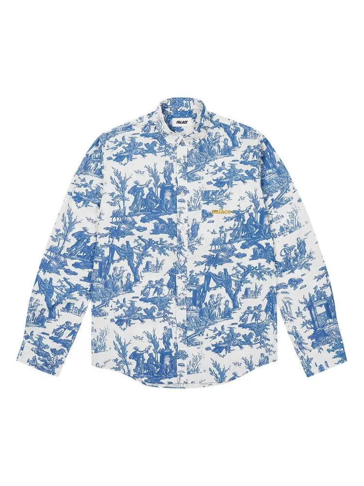 Рубашка Palace Willow Shirt — изображение 1 из 2, синий