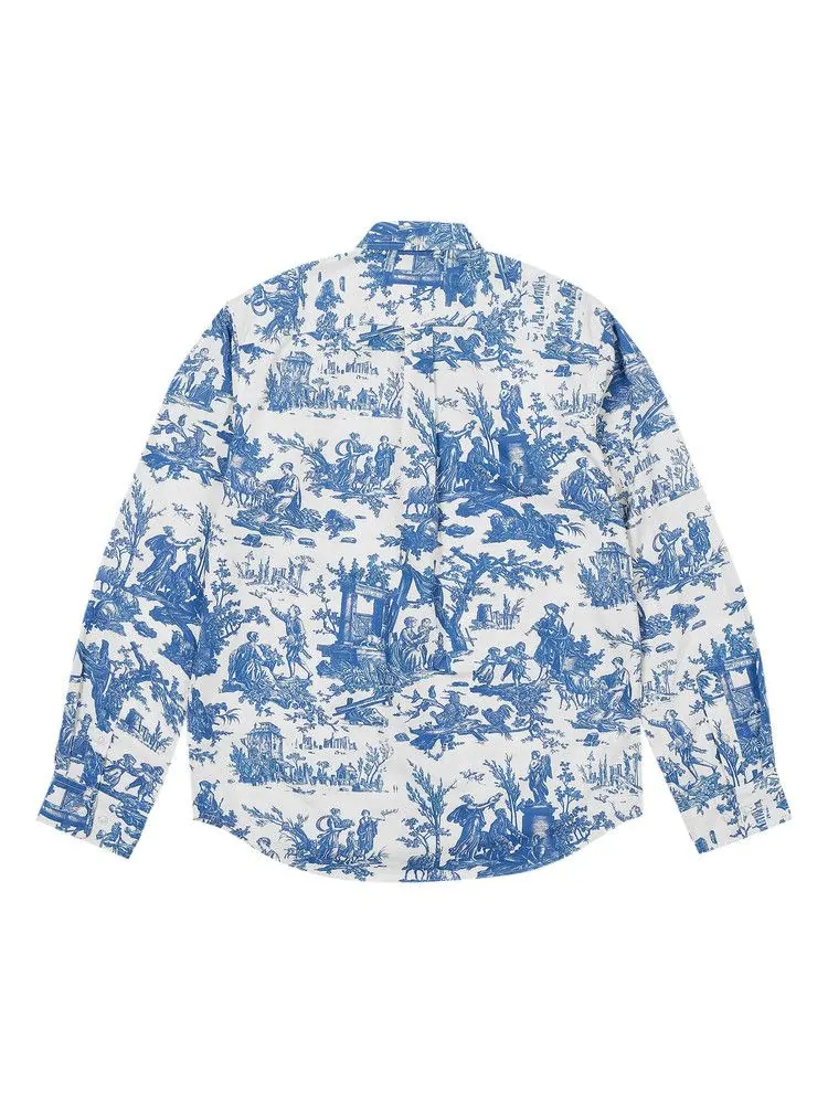 Рубашка Palace Willow Shirt — изображение 2 из 2, синий