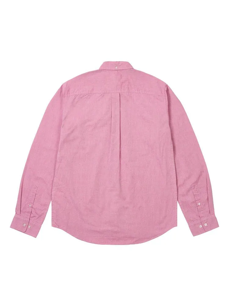 Рубашка Palace Oxford Shirt — изображение 2 из 2, бордовый
