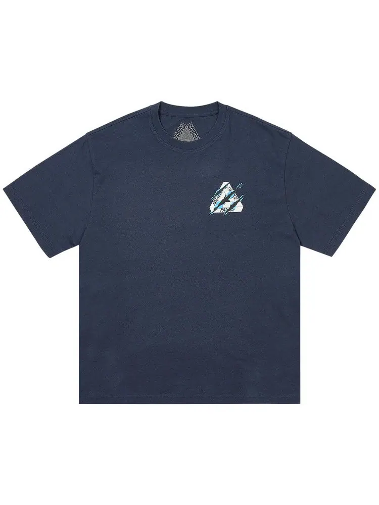 Футболка Palace Ripped Tri T-Shirt — изображение 1 из 2, темно-синий