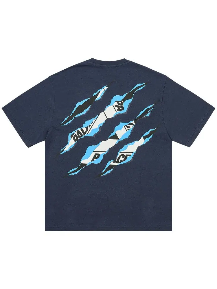Футболка Palace Ripped Tri T-Shirt — изображение 2 из 2, темно-синий