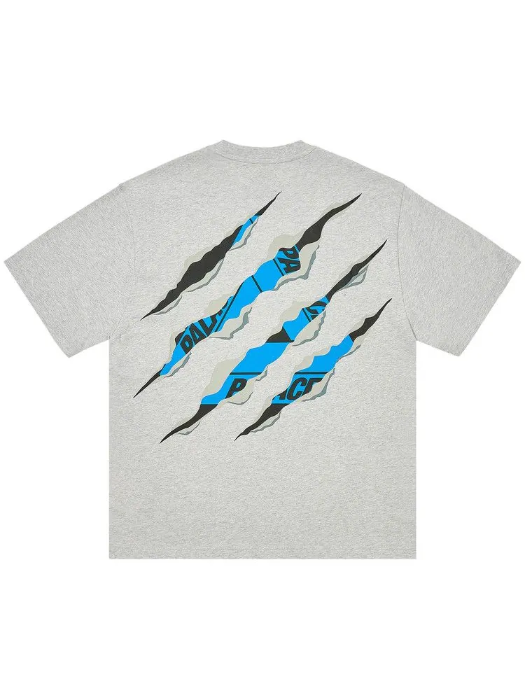 Футболка Palace Ripped Tri T-Shirt — изображение 2 из 2, серый