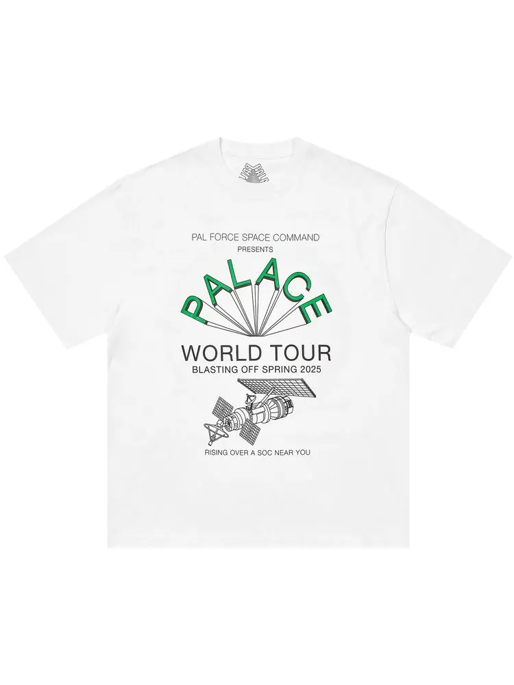 Футболка Palace World Tour T-Shirt 'White' — изображение 1 из 2, белый