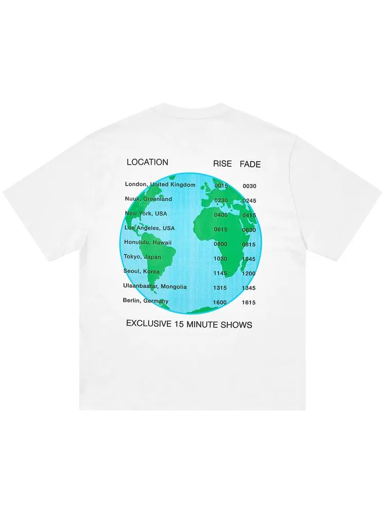 Футболка Palace World Tour T-Shirt 'White' — изображение 2 из 2, белый