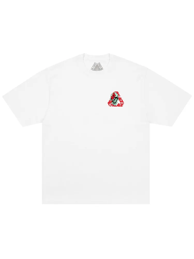 Футболка Palace P3 Skull T-Shirt 'White' — изображение 1 из 2, белый