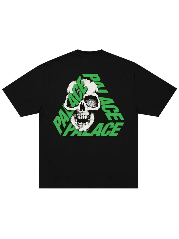 Футболка Palace P3 Skull T-Shirt — изображение 2 из 2, черный