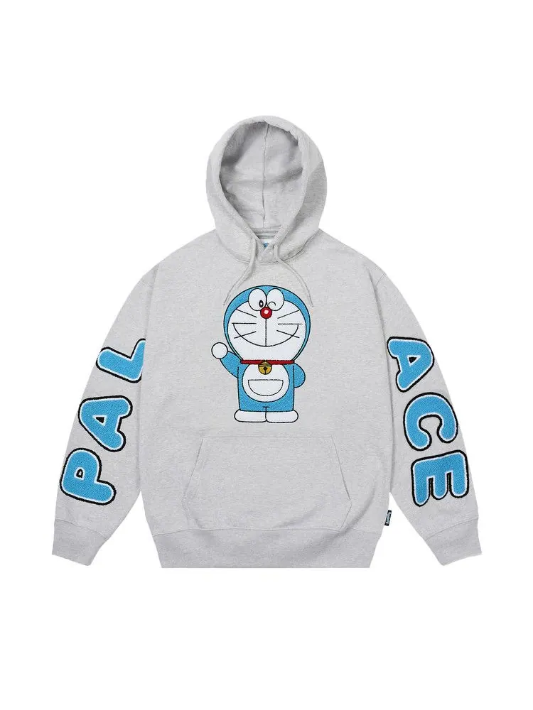 Толстовка Palace x Doraemon Hood — изображение 1 из 2, серый