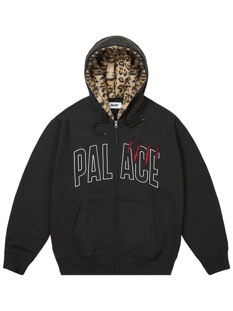 Толстовка Palace Claw Zip Hood — изображение 1 из 2, черный