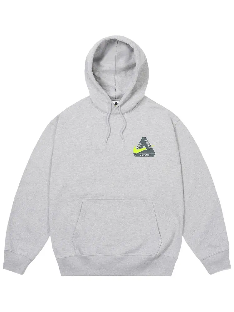 Толстовка Palace x Nike Tri Swoosh Hood — изображение 1 из 2, серый