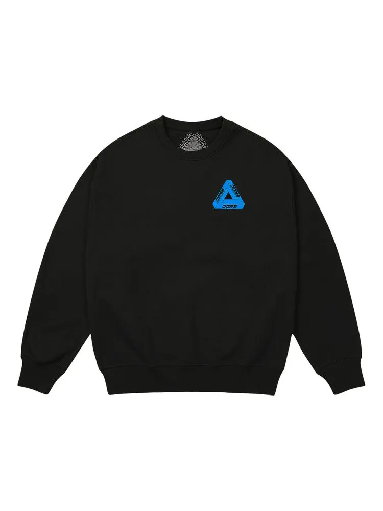 Свитер Palace Fukuoka Tri-Ferg Crew — изображение 1 из 2, черный