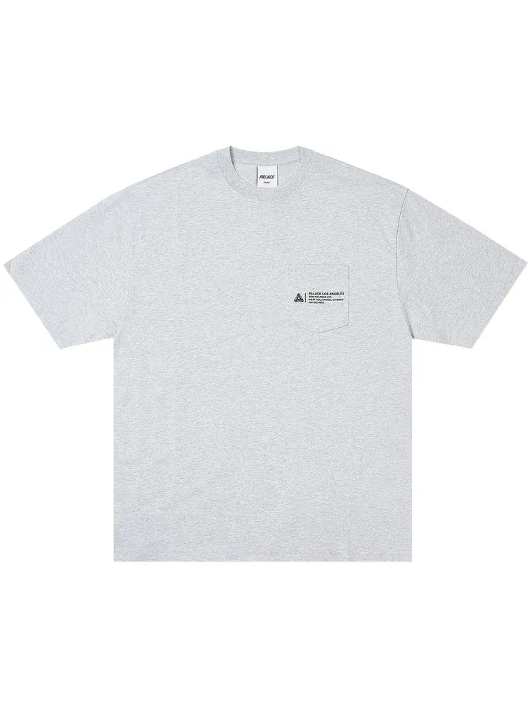 Футболка Palace Shop Locator Pocket T-Shirt — изображение 1 из 1, серый