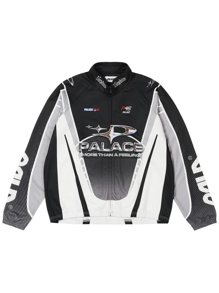 Куртка Palace More Than A Cycling Zip Jacket — изображение 1 из 2, черный/серебристый