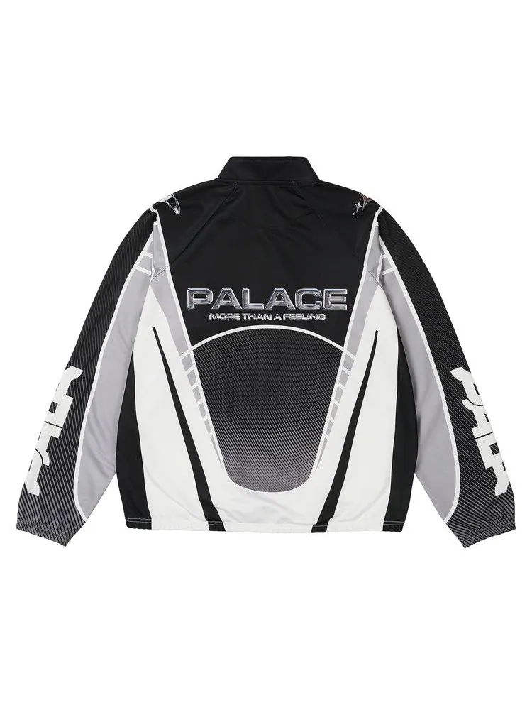 Куртка Palace More Than A Cycling Zip Jacket — изображение 2 из 2, черный/серебристый