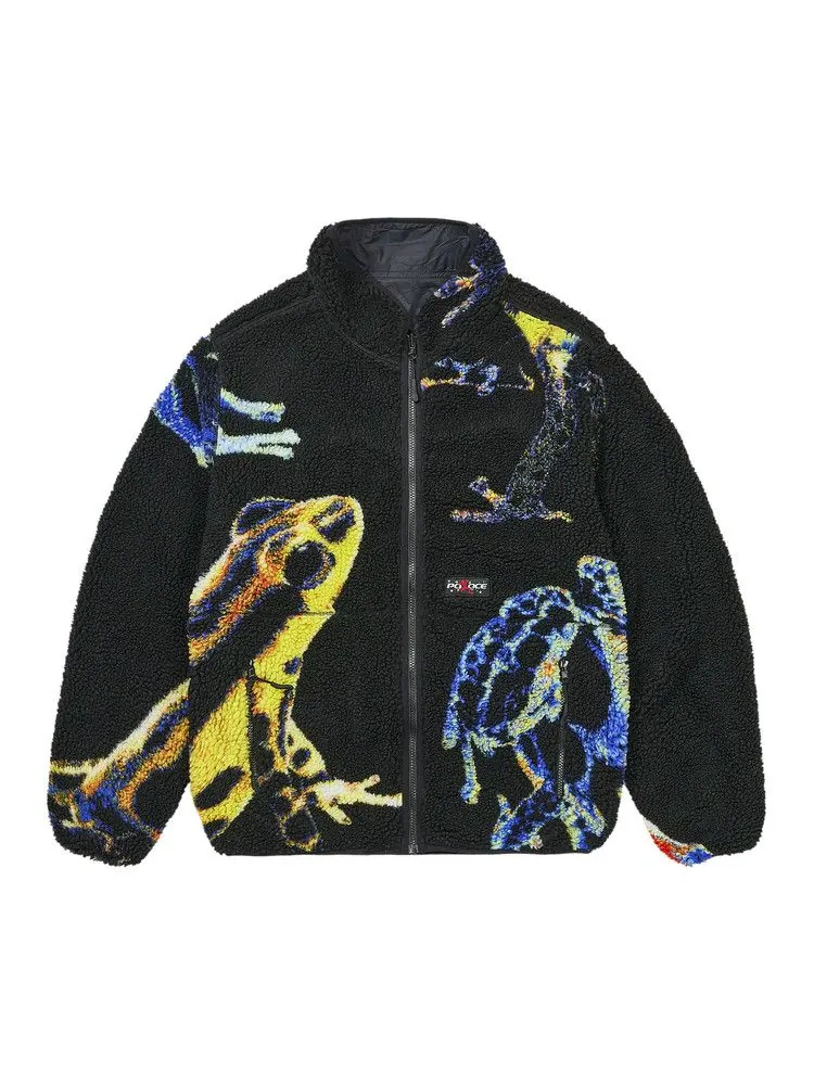 Куртка Palace Frogger Reversible Fleece — изображение 1 из 4, черный