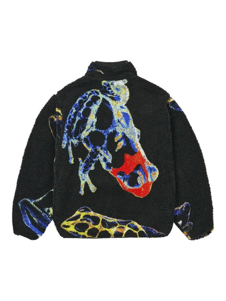 Куртка Palace Frogger Reversible Fleece — изображение 2 из 4, черный