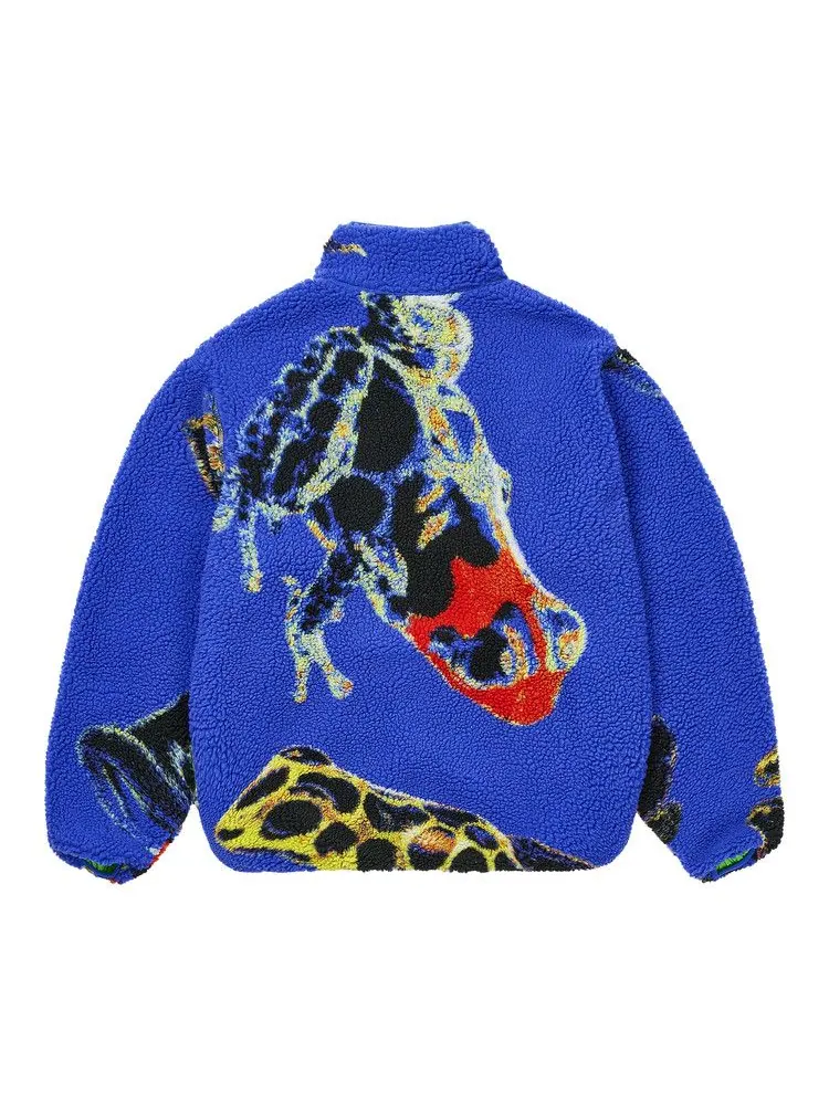 Куртка Palace Frogger Reversible Fleece — изображение 2 из 4, синий
