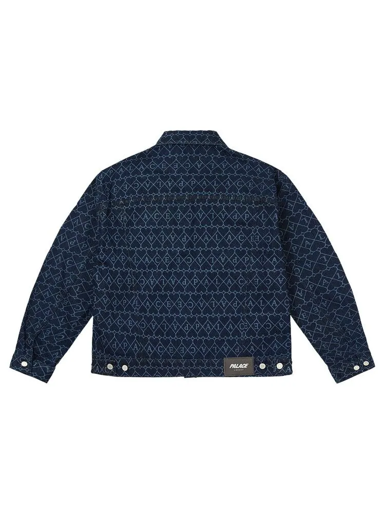 Куртка Palace Heart Denim Jacket — изображение 2 из 2, синий