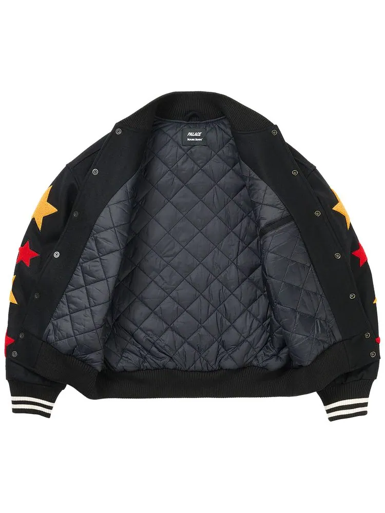 Куртка-бомбер Palace Mark Bodē Varsity Jacket — изображение 2 из 3, черный