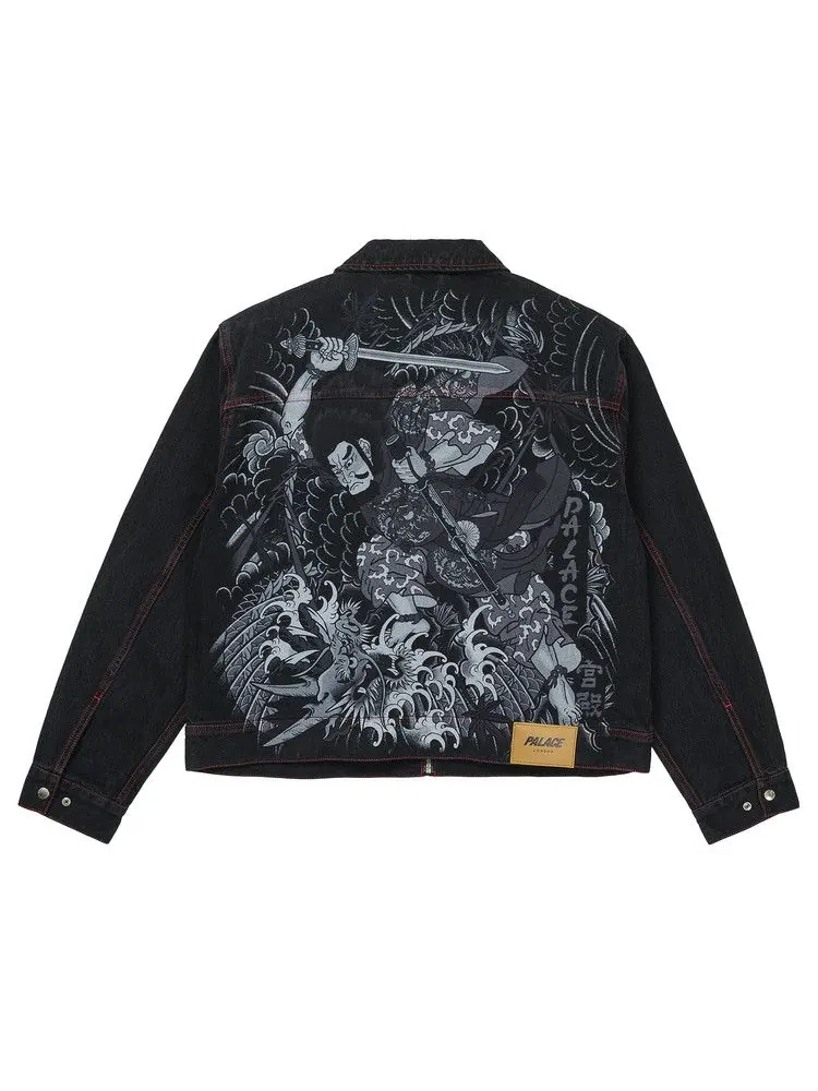 Куртка Palace Susanoo Denim Jacket — изображение 2 из 2, черный