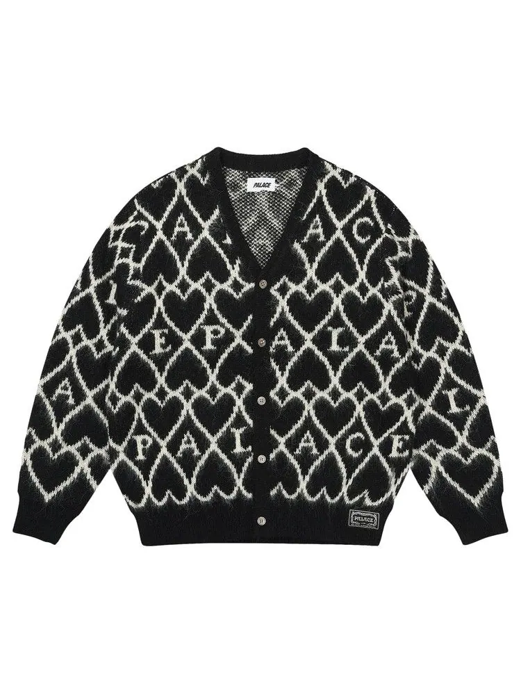 Топ Palace Hairy Heart Knit — изображение 1 из 2, черный