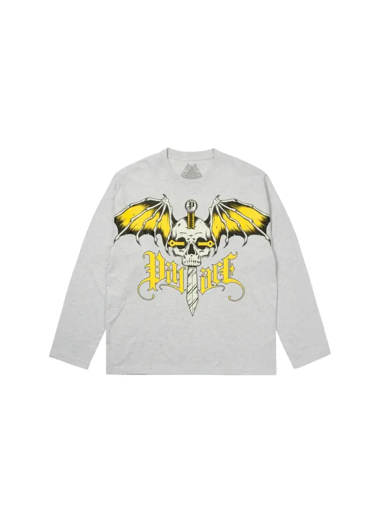 Лонгслив Palace Wingspan Long-Sleeve — изображение 1 из 1, серый