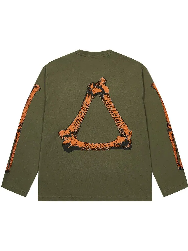 Лонгслив Palace Tri-Bone Long-Sleeve — изображение 2 из 2, глубокий зеленый