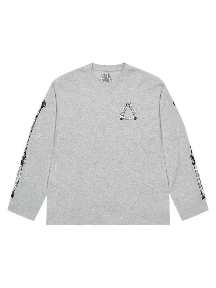 Лонгслив Palace Tri-Bone Long-Sleeve — изображение 1 из 2, серый
