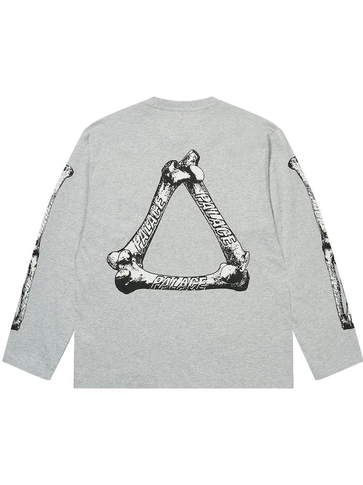Лонгслив Palace Tri-Bone Long-Sleeve — изображение 2 из 2, серый